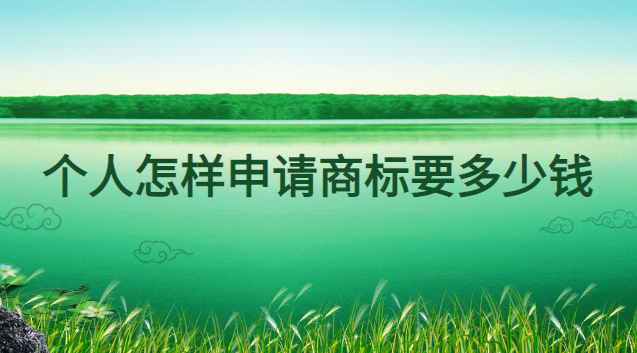 個(gè)人可以申請商標(biāo)大概多少錢(個(gè)人申請商標(biāo)費(fèi)用多少)
